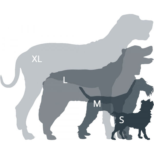 MOUNTAINPAWS DOG COLLAR Hundehalsband, Schwarz, Größe L