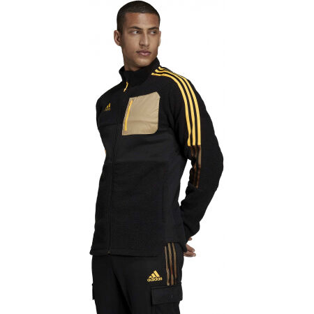 Men's football jacket - adidas TIRO JACKET WINTERIZED SHERPA - 3