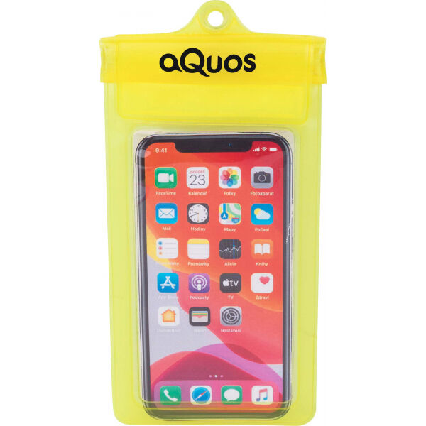 AQUOS PHONE DRY BAG Водоустойчив калъф за телефон, жълто, Veľkosť Os