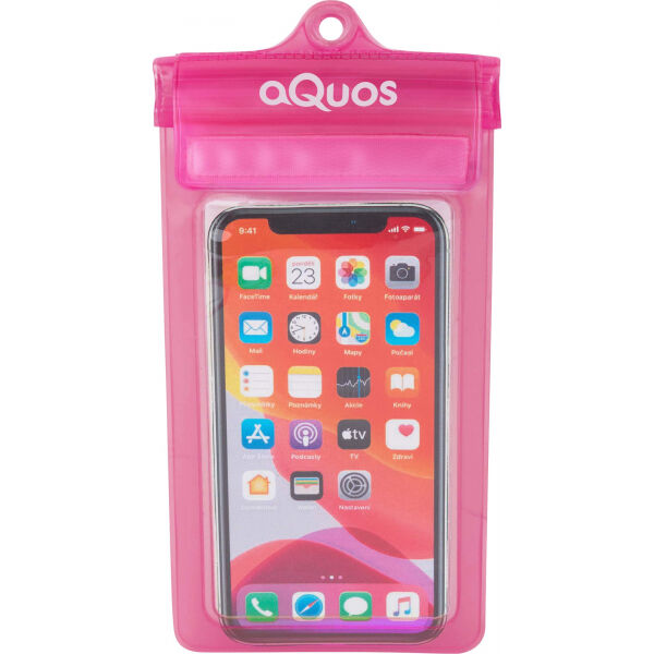 AQUOS PHONE DRY BAG Wasserdichtes Sportetui Für Das Smartphone, Rosa, Größe Os