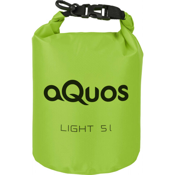 AQUOS LT DRY BAG 5L Vízhatlan zsák feltekerhető zárással, világoszöld, méret os