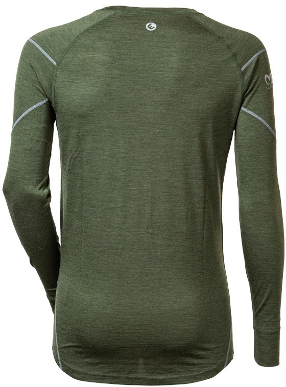 Men's functional merino T-shirt with long sleeves