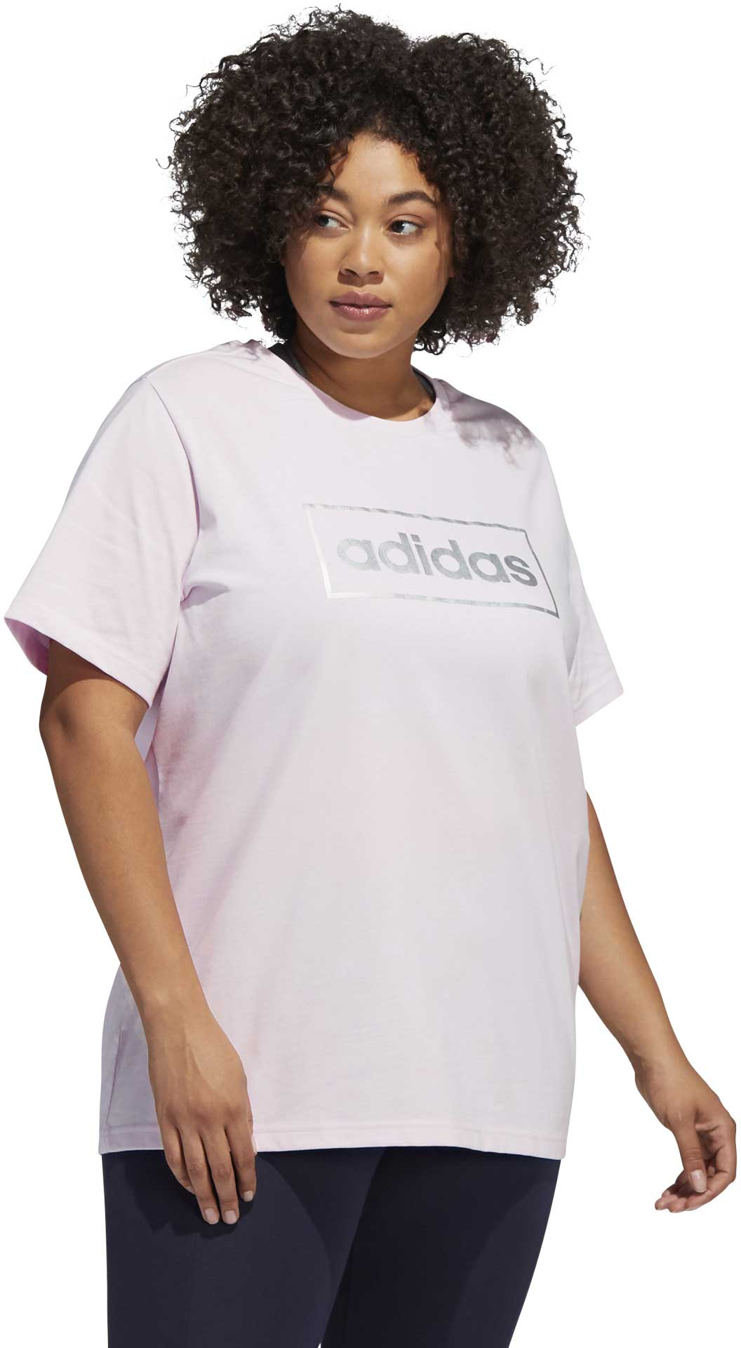 Дамска спортна тениска с размер plus size