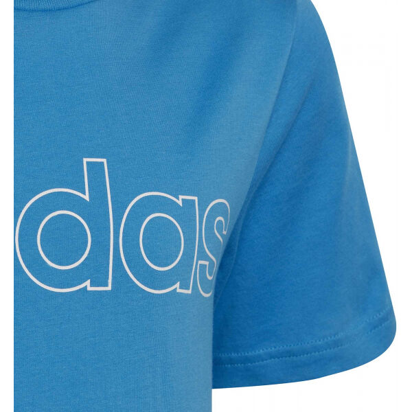 Adidas LIN T Jungenshirt, Blau, Größe 128