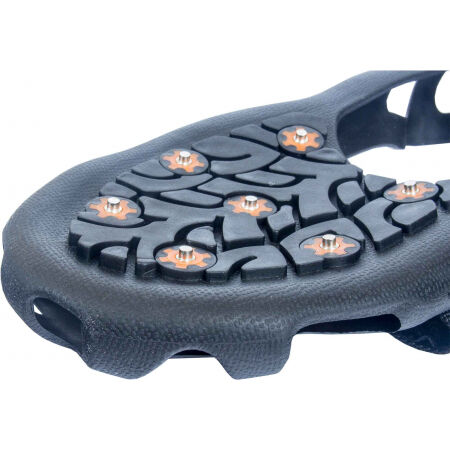 Gumové protiskluzové návleky na boty s kovovými hroty a stahováním na suchý zip - Runto NESMEK - 4
