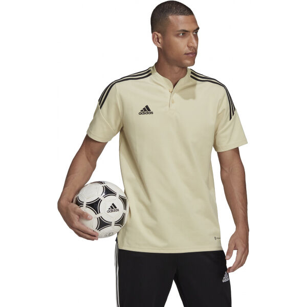 Adidas CON22 POLO Herren Poloshirt, Gelb, Größe XL