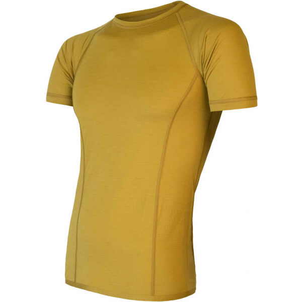 Sensor MERINO AIR Férfi funkcionális póló, sárga, méret M