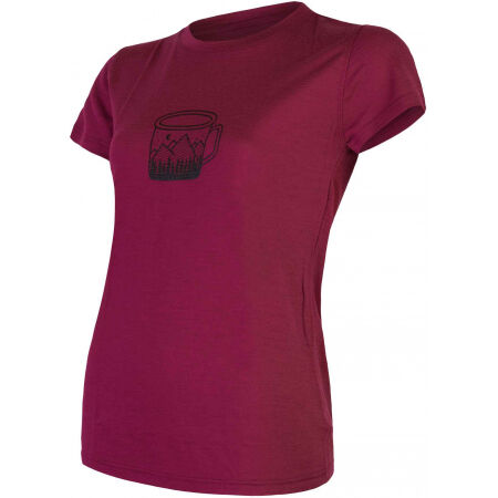 Sensor MERINO ACTIVE PT MUG - Women's functional T-shirt