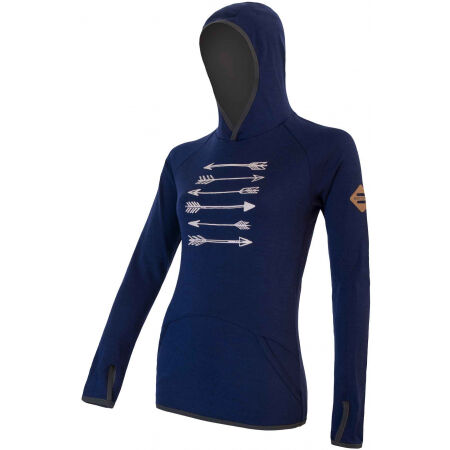 Sensor MERINO UPPER ARROWS - Women’s sweatshirt