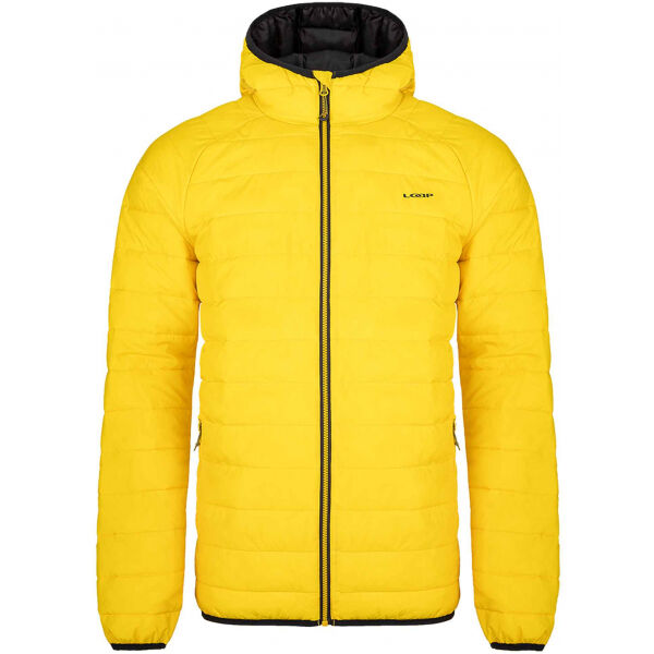 Loap IRSOM Férfi három évszakos kabát, sárga, méret XL