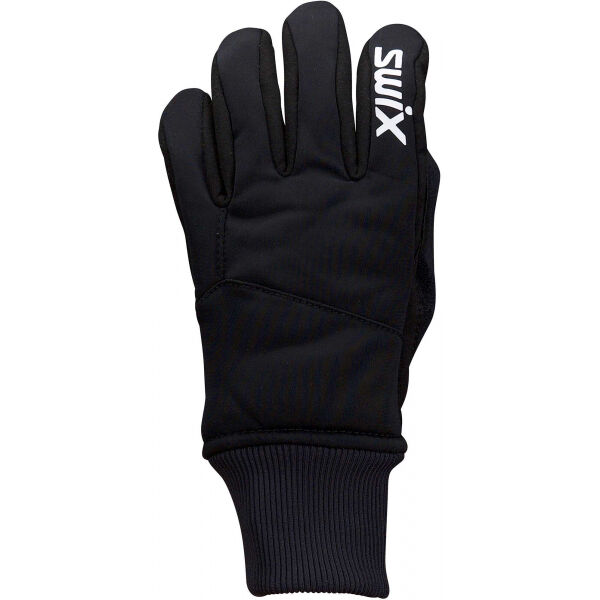 Swix POLLUX JRN Детски ръкавици за ски бягане, черно, размер