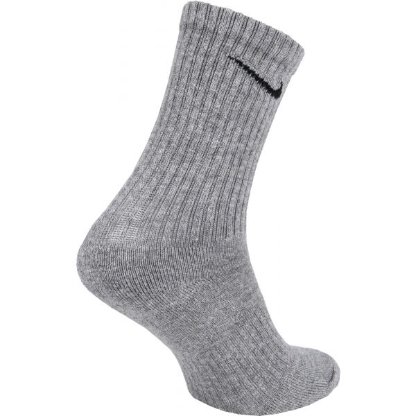 Nike EVERYDAY CUSH CREW 3PR U Ponožky, čierna, Veľkosť M