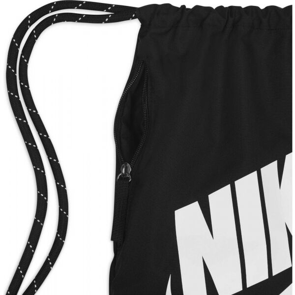 Nike HERITAGE DRAWSTRING Спортна мешка, черно, Veľkosť Os
