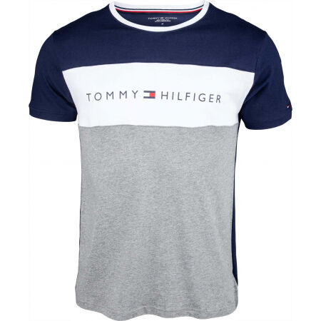 Tommy Hilfiger CN SS TEE LOGO FLAG - Koszulka męska