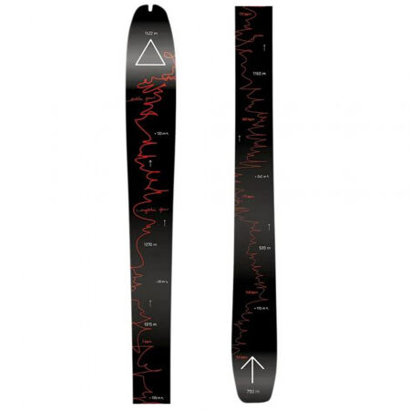 EGOE BEAT T94 + PÁSY - Mountaineering skis with straps
