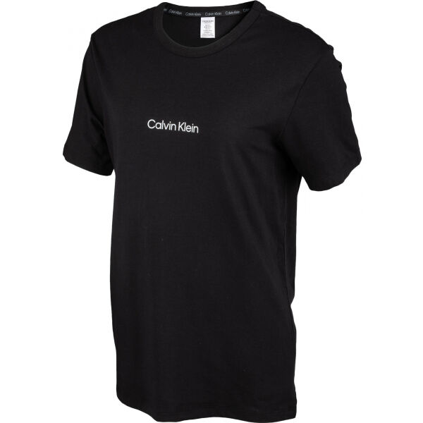 Calvin Klein S/S CREW NECK Damenshirt, Schwarz, Größe S