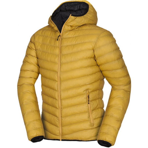 Northfinder KANE Férfi kabát, sárga, méret S