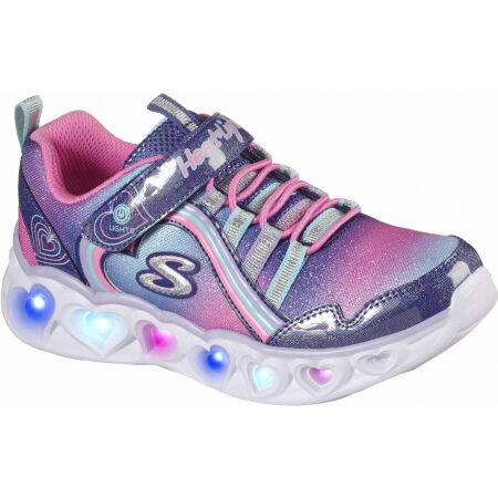 Skechers HEART LIGHTS LOVE SPARK - Girl’s flashing sneakers