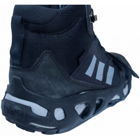 Gumové protiskluzové návleky na boty s kovovými hroty a stahováním na suchý zip - Runto NESMEK - 6