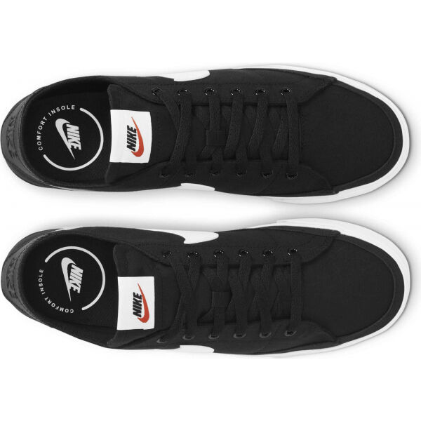 Nike COURT LEGACY CANVAS Мъжки обувки за свободното време, черно, Veľkosť 42