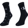 Women's socks - Calvin Klein 2PK ALLOVER MONOGRAM CASUAL CREW EDEN - 1