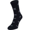 Women's socks - Calvin Klein 2PK ALLOVER MONOGRAM CASUAL CREW EDEN - 2