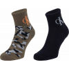 Pánske ponožky - Calvin Klein 2PK MONOGRAM CAMO CUSHION QUARTER JASON - 1