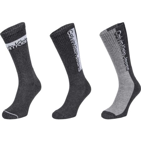 Calvin Klein 3PK CREW CK JEANS ATHLEISURE JESSE - Мъжки чорапи