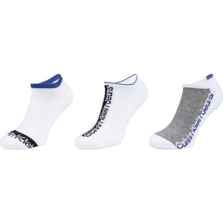 Calvin Klein 3PK NO SHOW CK JEANS ATHLEISURE JASPER - Мъжки чорапи