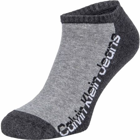 Pánske ponožky - Calvin Klein 3PK NO SHOW CK JEANS ATHLEISURE JASPER - 2