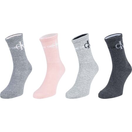 Calvin Klein 4P GIFTBOX JEANS LOGO HUDSON - Дамски чорапи