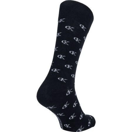 Set of men's socks - Calvin Klein CREW 4P JEANS LOGO GIFTBOX WADE - 7