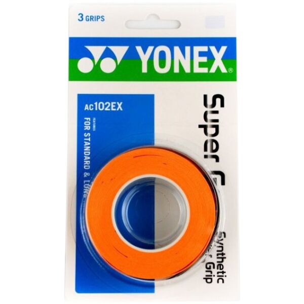 Yonex SUPER GRAP Schlägertape, Orange, Größe Os