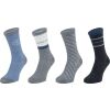 Dámske ponožky - Calvin Klein WOMENS 4PK MULTI LOGO DRESS CREW GIFTBOX EVE - 1