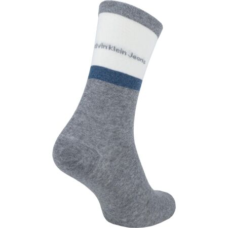 Dámske ponožky - Calvin Klein WOMENS 4PK MULTI LOGO DRESS CREW GIFTBOX EVE - 3