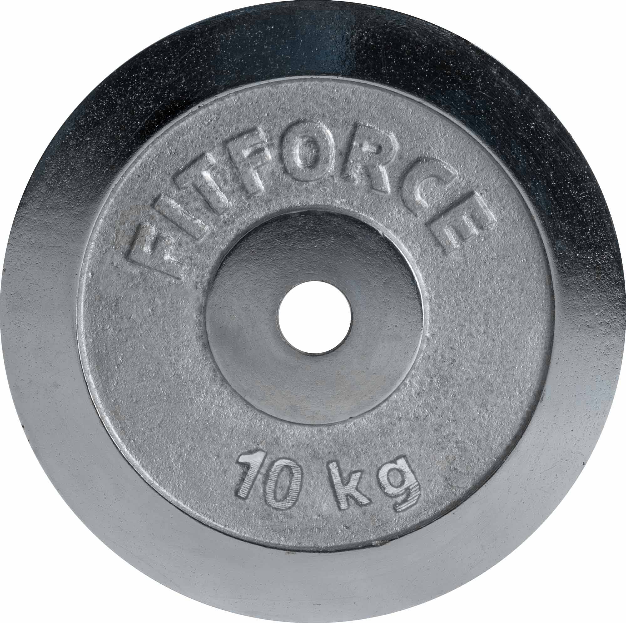 WEIGHT DISC PLATE 10KG CHROME - Weight Disc Plate