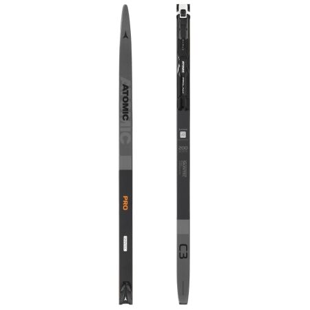 Nordic skiing skis for a classic style wih a mohair skin - Atomic PRO C3 SKINTEC MED + SP - 1