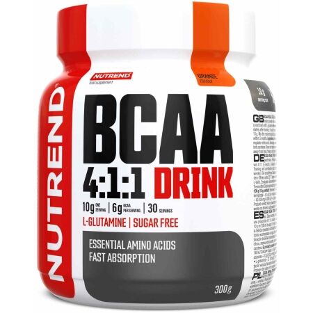 BCAA - Nutrend BCAA MEGA STRONG POMERANČ 300 G