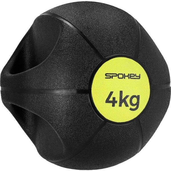 Spokey GRIPI Medizinball, Schwarz, Größe 4 KG