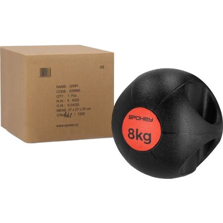 Медицинска топка с дръжки - Spokey GRIPI - 6