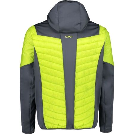 CMP Hybrid chaqueta chaqueta Man Jacket fix Hood Hybrid gris viento densamente impermeable 