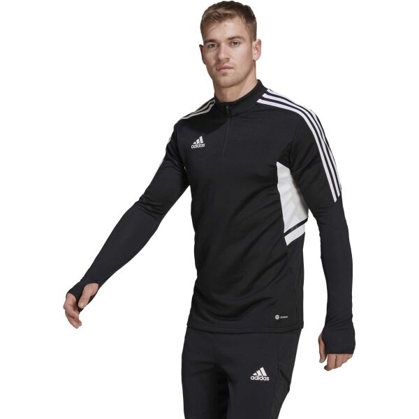 Adidas CON22 TR TOP Мъжко футболно горнище, черно, Veľkosť S