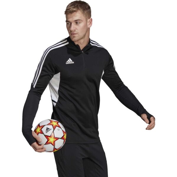 Adidas CON22 TR TOP Мъжко футболно горнище, черно, Veľkosť S