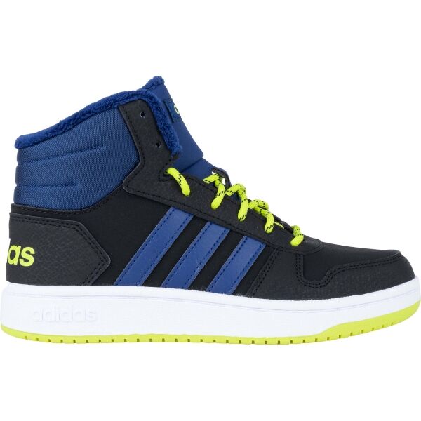 Adidas HOOPS MID 2.0 K Kinder Sneaker, Schwarz, Größe 35