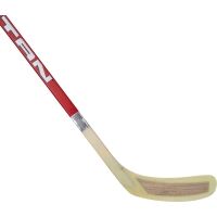 Wooden hockey stick