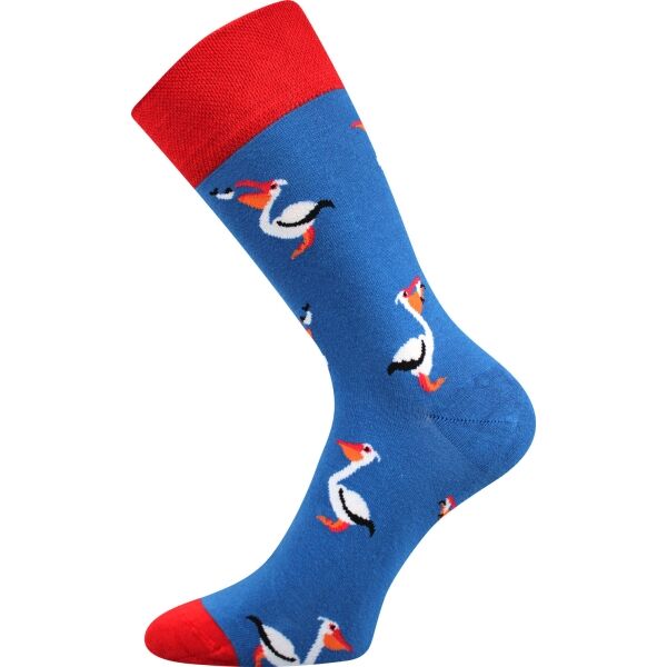 Lonka Pelikan Unisex  Socken, Blau, Größe 35-38