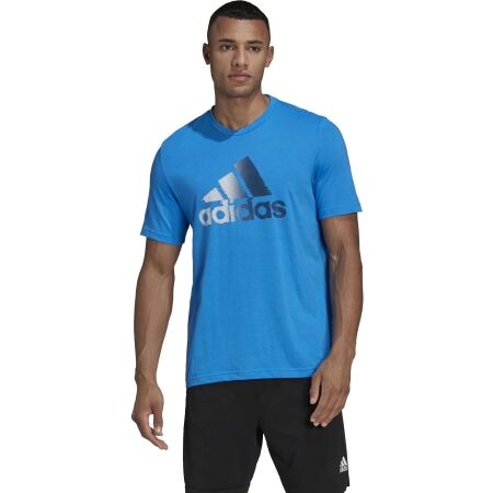 Koszulka sportowa męska - adidas D2M LOGO TEE - 3
