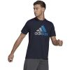 Koszulka sportowa męska - adidas D2M LOGO TEE - 3