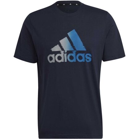 Koszulka sportowa męska - adidas D2M LOGO TEE - 1