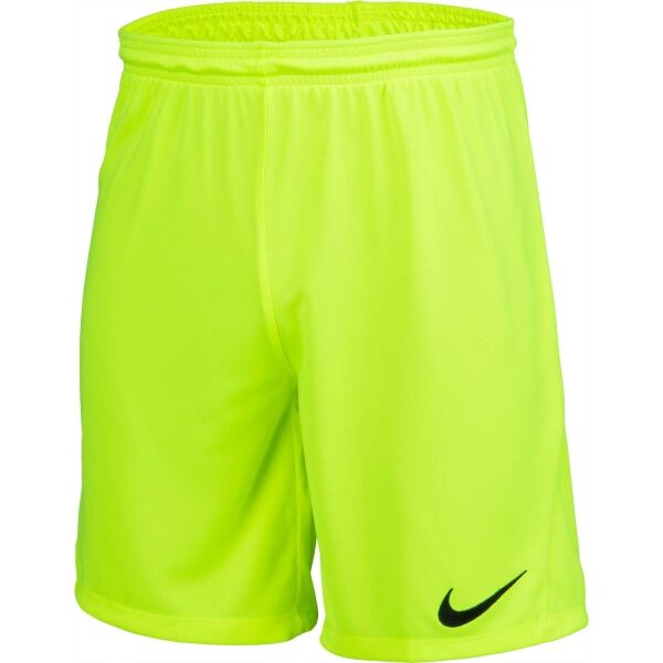Nike DRI-FIT PARK 3 Herrenshorts, Reflektierendes Neon, Größe S